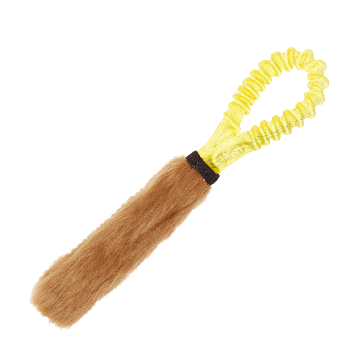 Antelope Faux Fur Pocket Bungee with Yellow Handle