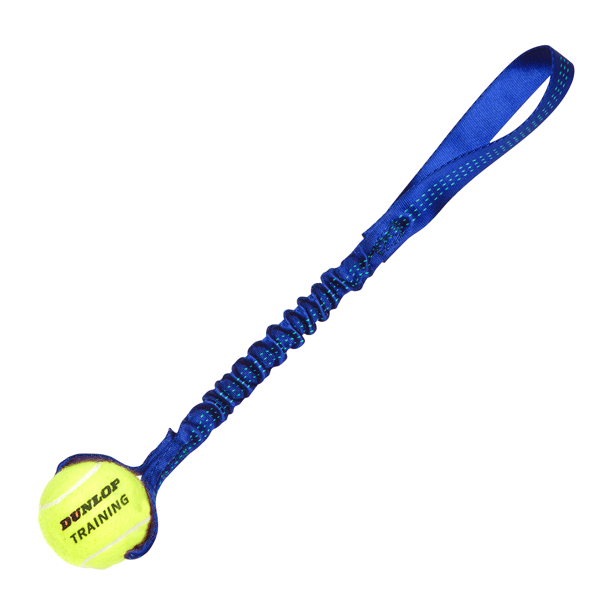 Bungee Tennis Ball Tug - Blue Handle